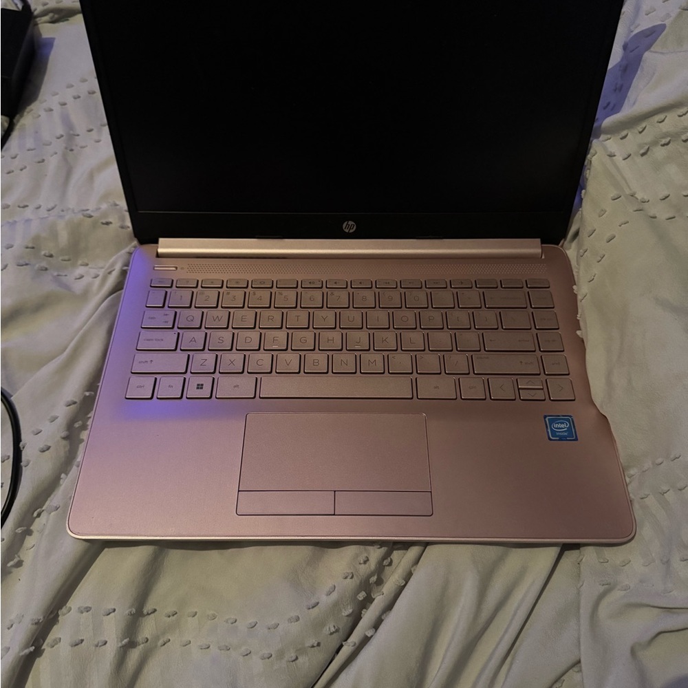 HP Gold Ultrabook Slim Design QWERTY Keyboard